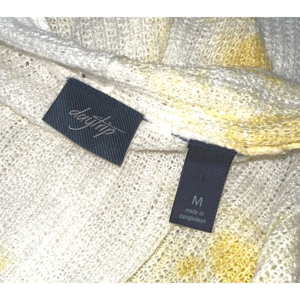 Daytrip Yellow Tie Dye Cardigan Sweater - Picture 5 of 5